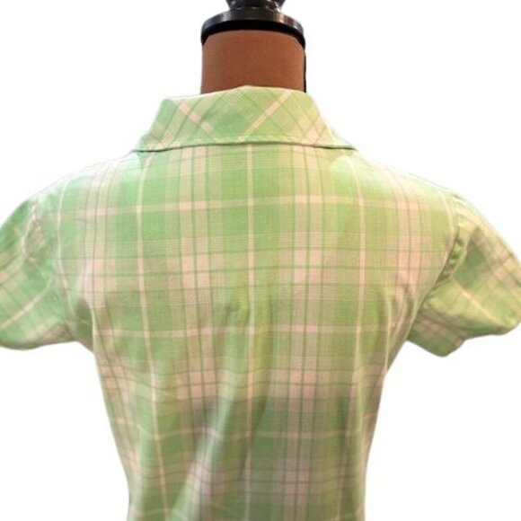 VINTAGE 1960’s Country Miss Green Plaid Dress in Excellent Condition! - Picture 5 of 7